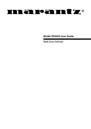 Marantz zs5300u ricevitore - marantz,