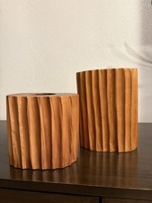 Wood Fir Tree Root Candle &