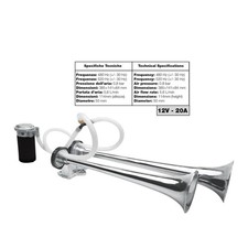 Tromba Bitonale Bus 12V per