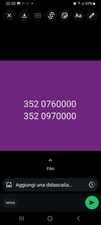 Numero Gold Iliad 352 076 0000