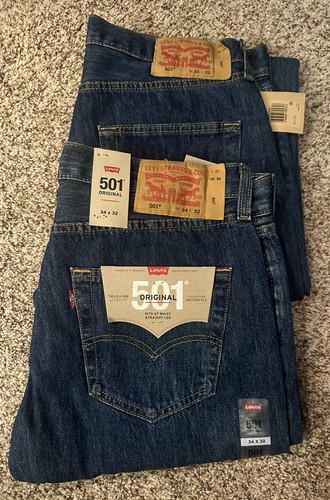 Two prs levis 501 jeans - levis,