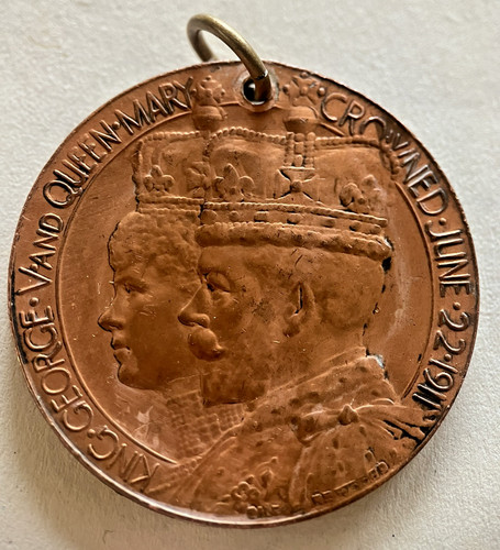 Medaglia giorgio e regina - medaglia,
