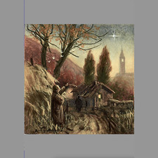 SILVESTRO PISTOLESI: SIRIO, TAVOLA, 11X10 CON AUTENTICA E CORNICE.