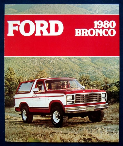 Brochure depliant 1980 ford - brochure,