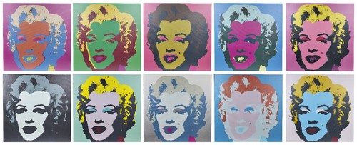 Serigrafia andy warhol - andy,