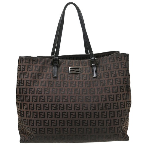 Borsa mano fendi marrone - borsa,