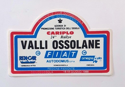 Vecchio adesivo rally - adesivo,