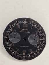 vintage chronograph Dial Black
