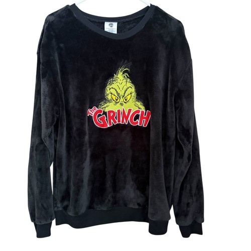 The grinch black - plush, fleece