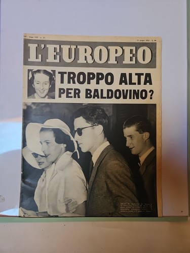 1952 europeo settimanale - , l'europeo