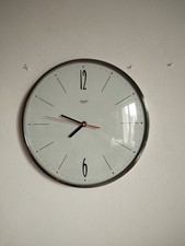 orologio da parete in metallo HELLEN electric anni '70