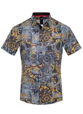 Uomo Italiano Moda con Bottoni