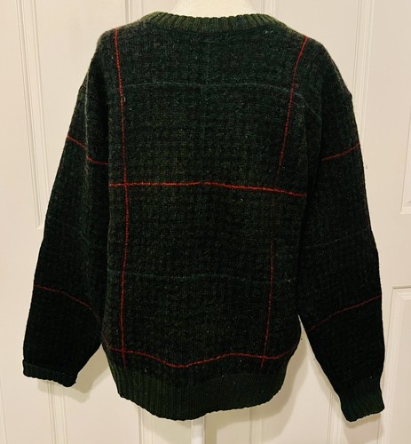 Maglione girocollo lana verde