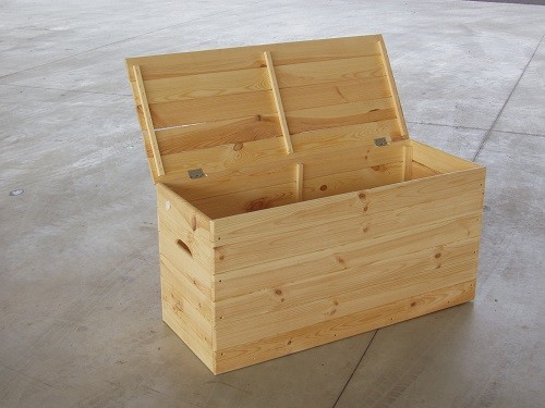 Baule legno 100x40x40h - baule, cm