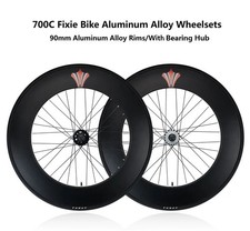 700C Ingranaggio Fisso Bici Ruote Flip-flop 36H Pista Singola Velocità Racing Wheelset