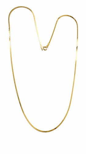 Collana snake piattina oro - in,