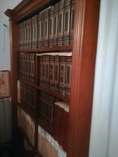 grande enciclopedia treccani completa + i classici ricciardi + mobili originali 