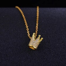 Collana con ciondolo corona 3D