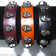 BRACCIALE TESCHIO TESCHI Pelle