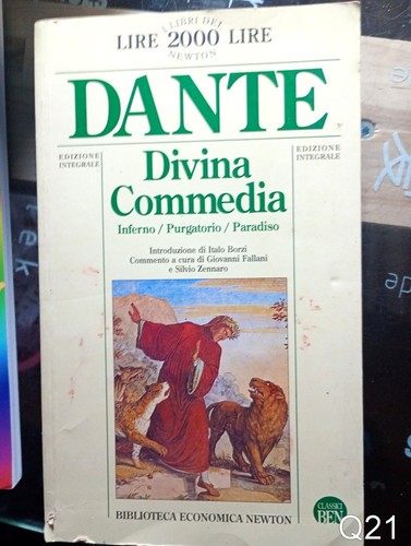 Divina commedia dante - commedia, di