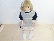 Doll "Girl in Fine Blue/White