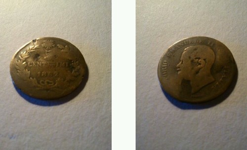 Moneta regno italia 5 - regno, d'italia