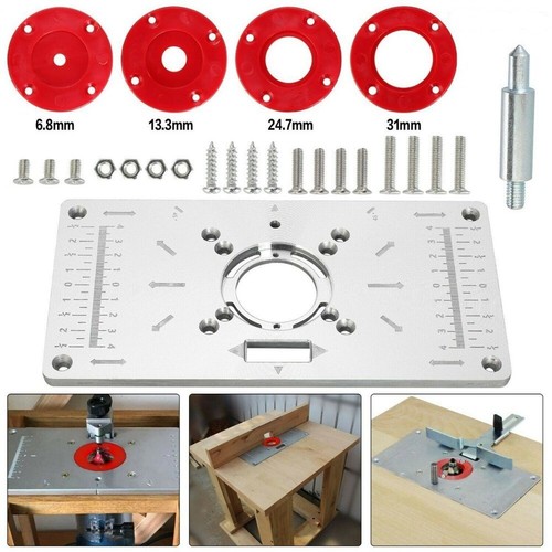 Piastra inserto tavolo router