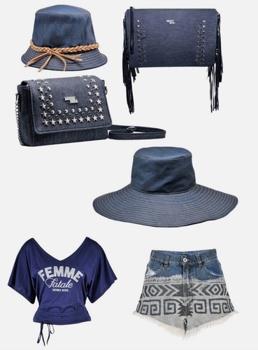 Denny rose borsa busta jeans - denny,