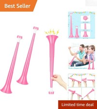 Exciting 21-Inch Pink Vuvuzela