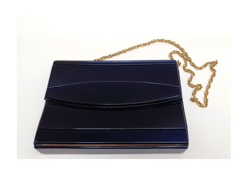Borsa pochette blu vintage - borsa,