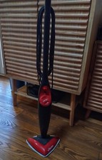 Vileda SC-1086 Pulitore a Vapore Verticale - Nero/Rosso