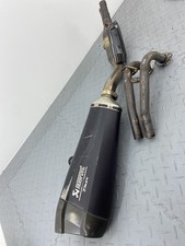 LINEA IMPIANTO SCARICO YAMAHA T-MAX TMAX 530 DX SX 2018 AKRAPOVIC (GRAFFIATO)