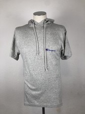 CHAMPION CANOTTA UOMO MAGLIA TG M MAN T-SHIRT CASUAL VINTAGE LOGO CON CAPPUCCIO