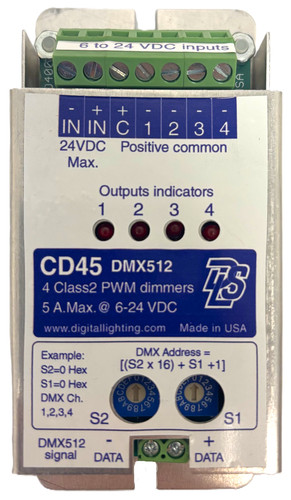 Cd45 decoder dmx led - cd45:, pwm