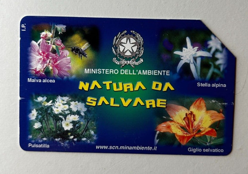 Scheda telefonica natura - scheda,