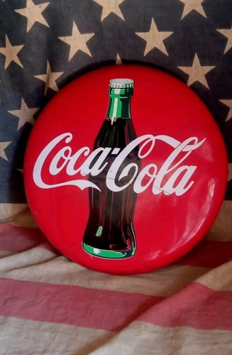 Coca cola bottone 1990 - coca,