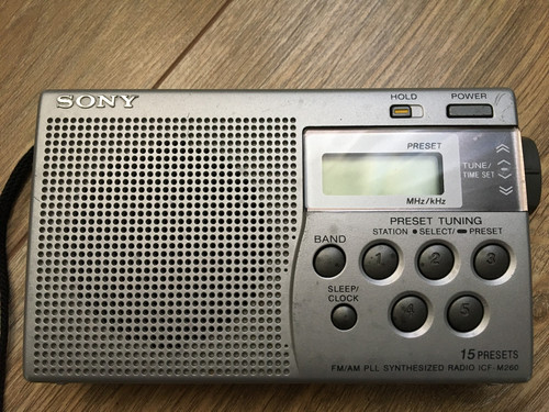 Vintage sony radio - vintage, icf-m260