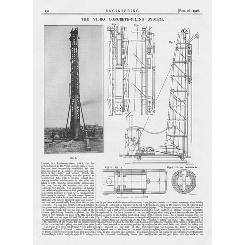 The vibro concrete piling - concrete,