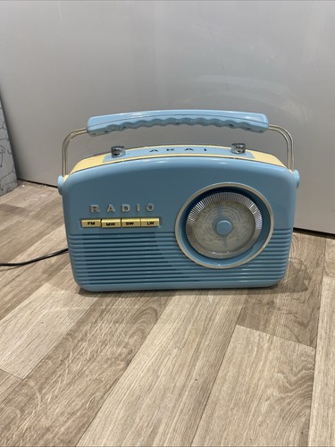 Radio portatile retrò akai - radio,