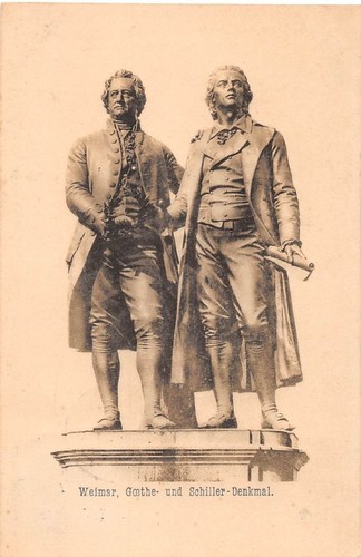 Monumento weimar goethe e - a,