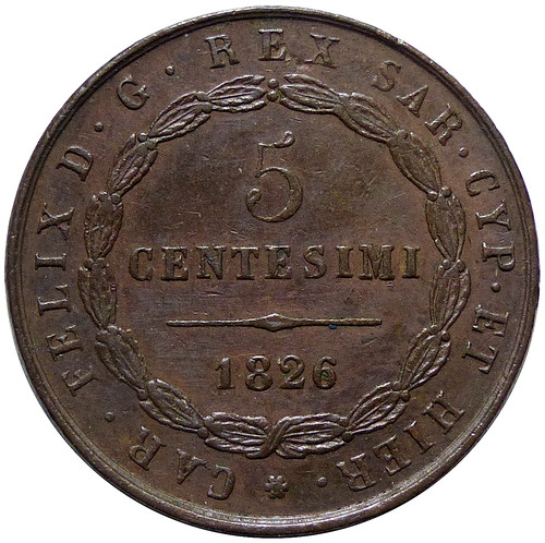 Italie centesimi 1826 - 5,