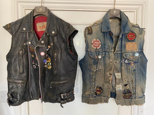 Giacca pelle vintage - giacca,