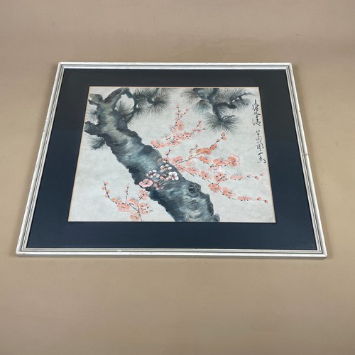 Quadro albero orientale fiori
