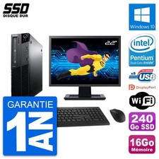 PC Lenovo M81 SFF Ecran 22"