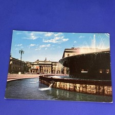 GENOVA PIAZZA DE FERRARI VIAGGIATA 87 CARTOLINA A COLORI