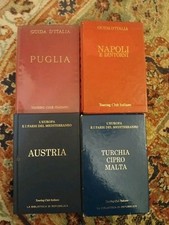 Guide Touring Napoli Dintorni 1976 + Puglia 1978 + Austria + Turchia Cipro Malta