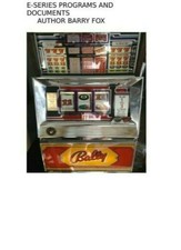 BALLY Slot Machine Serie E "MANUALE SPECIALE" Leggi Descrizione... NUOVO