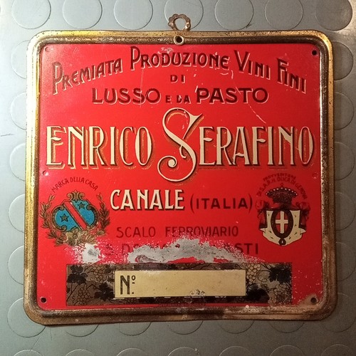 Insegna litografata vini - insegna,