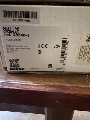 Shure sm58 microfono dinamico - shure,