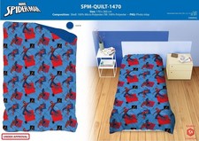 Trapunta Piumone Invernale Marvel Spiderman Letto Singolo In Stampa Digitale